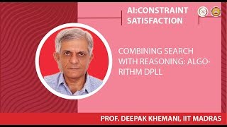 Combining Search with Reasoning: Algorithm DPLL