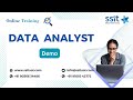 Data Analyst Training Demo || SSIT Software Online Training @ 08/12/2023