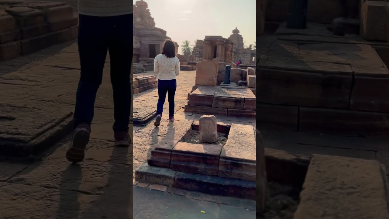 Video thumbnail: #shortsvideo #shivoham #pattadakal #karnatakadiaries #reelskarofeelkaro #travelindia #templesofindia