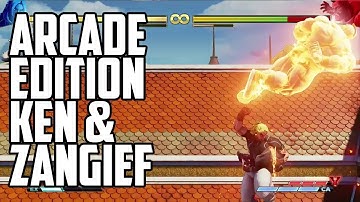 KEN V GIEF! SFV:AE Ken / Zangief Combos and New Stuff