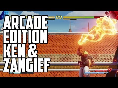 KEN V GIEF! SFV:AE Ken / Zangief Combos and New Stuff