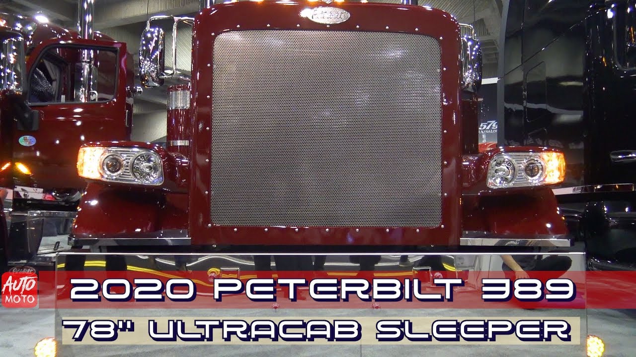 2020 Peterbilt 389 78 Ultracab Sleeper Platinum Exterior And Interior Expocam 2019