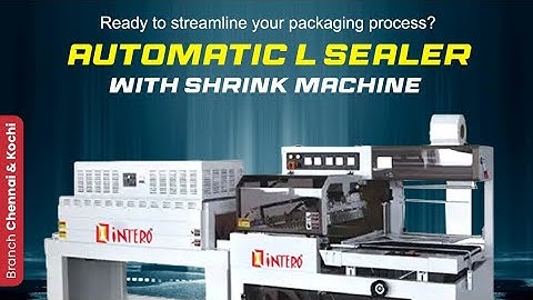 Shrink wrapping machine 9361877345 #interopactec #packagingmachine #coimbatore