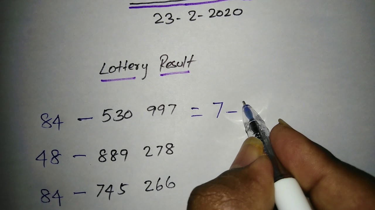 How To Guess Kerala Lottery Numbers