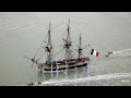 Hero's welcome for French replica ship Hermione after US voyage