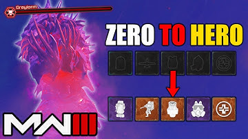 MW3 Zombies - ZERO TO HERO Nothing To Red Worm Boss Fight (NO GUNS)