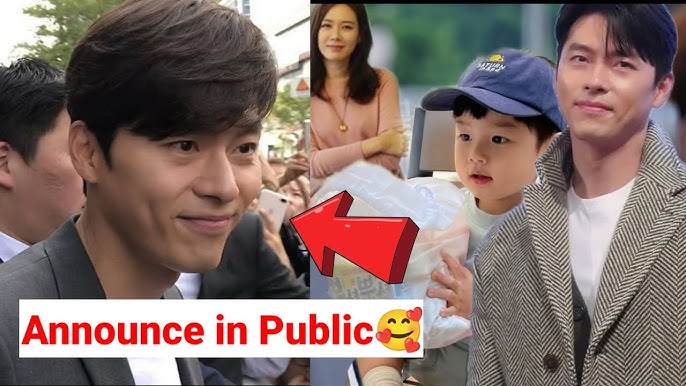 With out Hesitation Hyun Bin Announced his Love for Son Ye-jin and son in  National Tv - YouTube