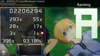 [Osu!] LiSA - ADAMAS (4*)