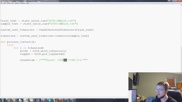 Chunking   Natural Language Processing With Python and NLTK p 5