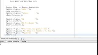 Creating input+output switch case java