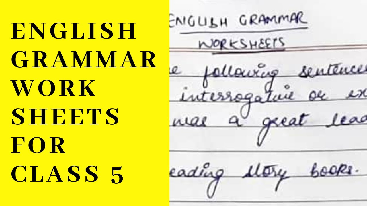 english-grammar-worksheets-for-class-5-youtube