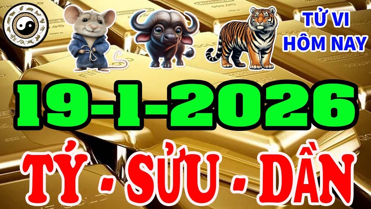 🔮 Tử Vi 19/1/2026 Tuổi TÝ – SỬU – DẦN Tài Lộc Vô Kể, Tiền Về Không Ngớt