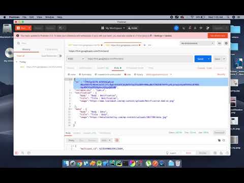 android notification part 4: notification to specific user by REST API(POSTMAN)