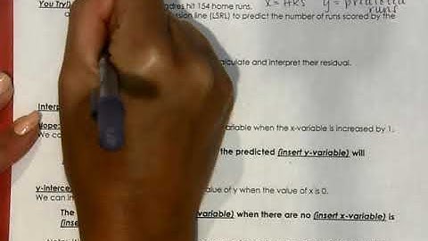 Statistical Reasoning Chapter 11 - Least Squares Regression Line