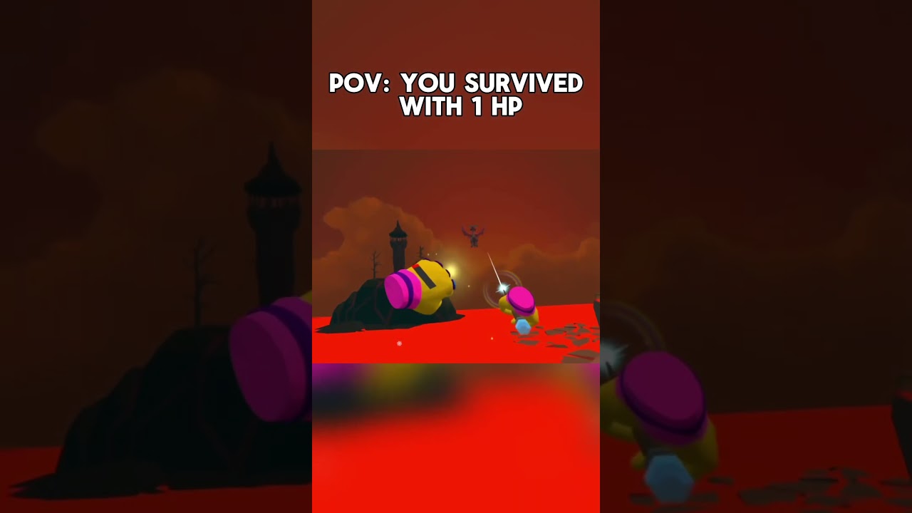 Survived With 1 HP as a Wizard in VR