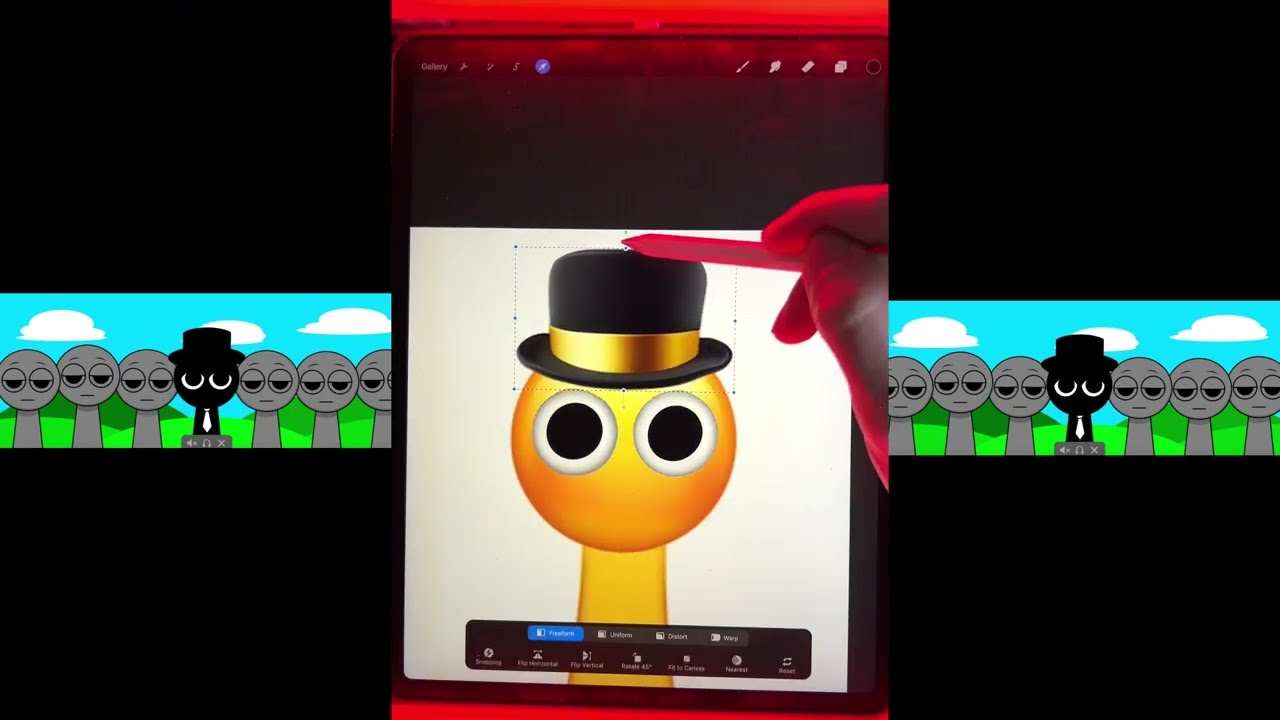 ⚫️⚫️Black Sprunki + Emoji 😳+  horror version