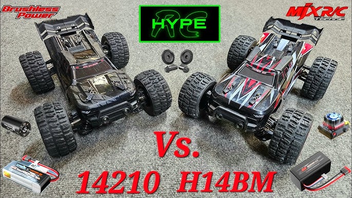 HYPER GO H16PL 1/16 RTR Brushless RC Buggy, Race Cars für Erwachsene,  schneller 62 Km/h RC Truck, 4WD High Speed Rennen Car mit 2S 2000 mAh Akku  für Basher: : Spielzeug