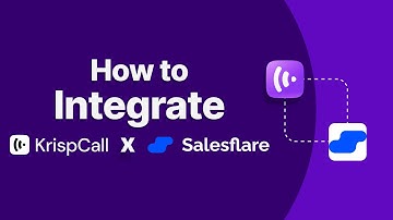 Salesflare CRM Integration- How to INTEGRATE KrispCall with Salesflare CRM