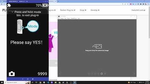 RICOH THETA Plug-in Install with Desktop App on Windows 10
