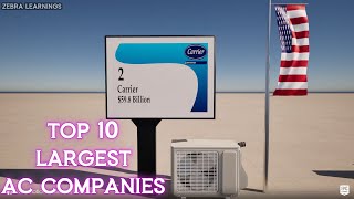 Top 10 largest AC company | Animation | by Zebra Learnings 1,011 views 4 months ago 1 minute, 28 seconds