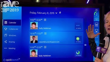 ISE 2019: UC Workspace Showcases Quicklaunch on the Avocor Stand