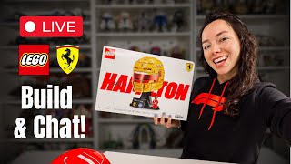 LEGO Scuderia Ferrari Lewis Hamilton Helmet Live Build &amp; Chat!