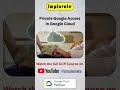 Private Google Access in Google Cloud 🔒 | Explained in 1 Minute | GCP #implovate #gcp #googlecloud