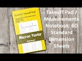 Quantity Survey Takeoff Pad - 60 Takeoff Sheets and 120 Pages for Construction Estimating