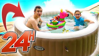 24H DANS LE JACUZZI !