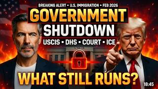 🚨 BREAKING NEWS: Immigration During a Government Shutdown: USCIS, DHS, Court, ICE? #usimmigration