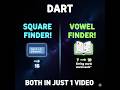 how to make The square finder and The vowel finder In just one vedio!!!!!!!!!!;