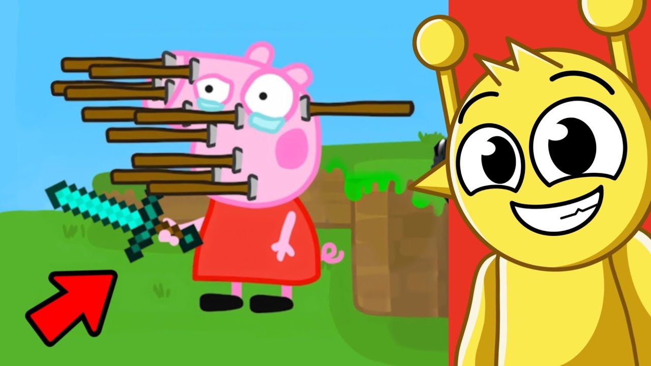 СВИНКА ПЕППА против МАЙНКРАФТА! (Забавная анимация)