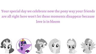 My Little Pony - Love Is In Bloom Lyrics