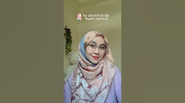 Tutorial Hojab SegiEmpat Jadi Pashmina - Tiktok By:@Alfinanc