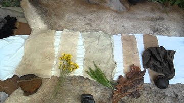 Diary of the Tipi 13 Working with Natural Dyes Part 2.wmv