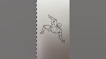 How to Draw a Fallen Angel Pose ⭐️Tutorial⭐️ #draw #sketch #howtodraw #fallenangel #art