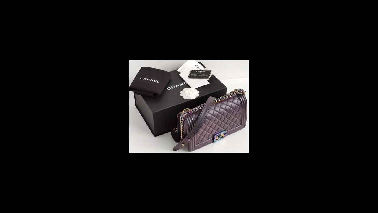 The Most Magical Chanel Boy Bag Iridescent Purple Reveal!
