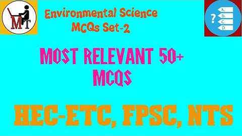 Environmental Science MCQs Set-2 for HEC-ETC test preparations. Most relevant MCQs.