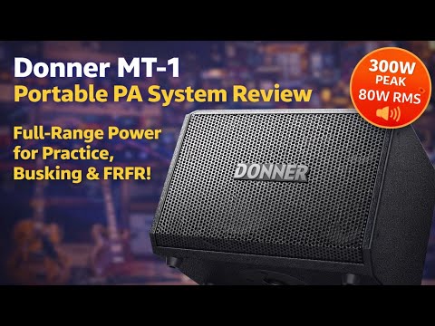 Donner MT-1 Portable PA System Review Demo - YouTube