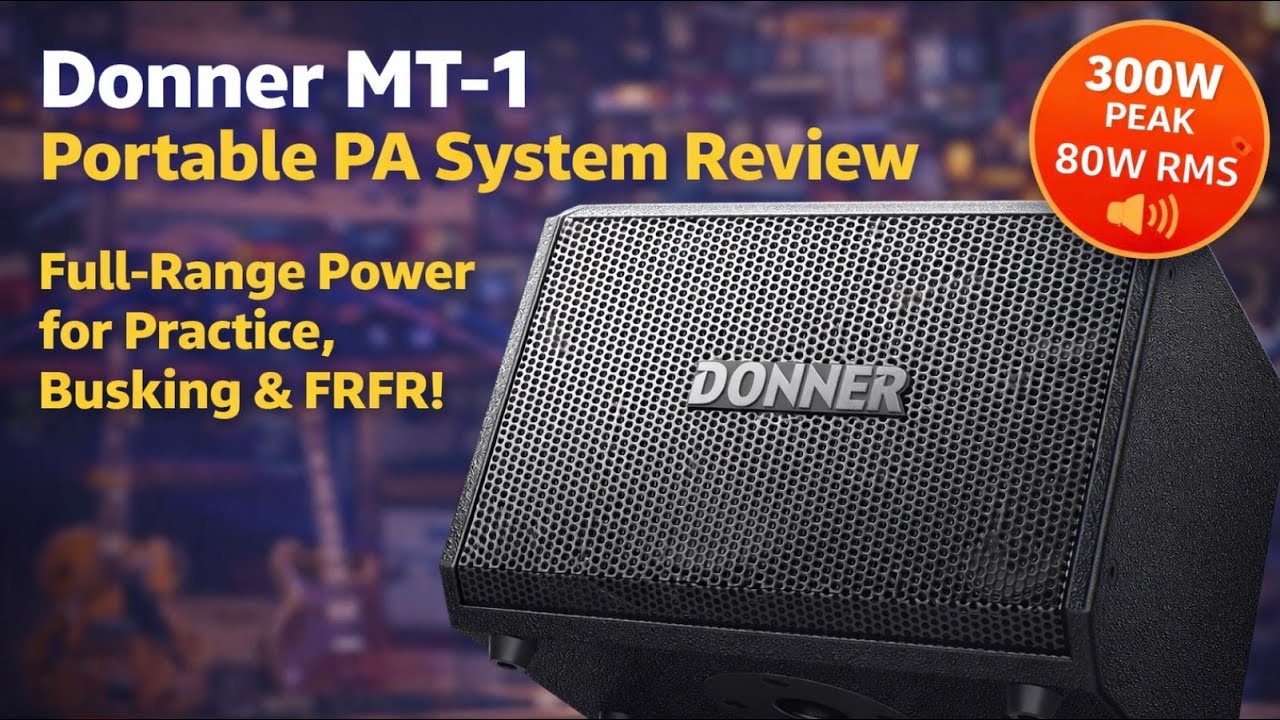 Donner MT-1 Portable PA System Review Demo - YouTube