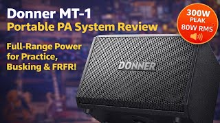 Donner MT-1 Portable PA System Review Demo - YouTube