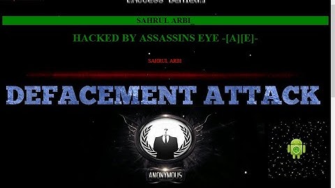 [HACKING] -- {TALKS} - What is DEFACEMENT ATTACK. Defacing of website explained