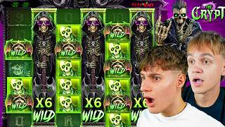 WE DID MAX BET SPINS ON THE NEW CRYPT 2