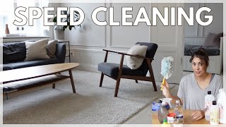 Storstädar hela lägenheten | speed cleaning med naturliga rengöringsmedel