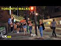 Toronto Stage 3 Nightlife Walk (Narrated) - Downtown on July 31, 2020 [4K]