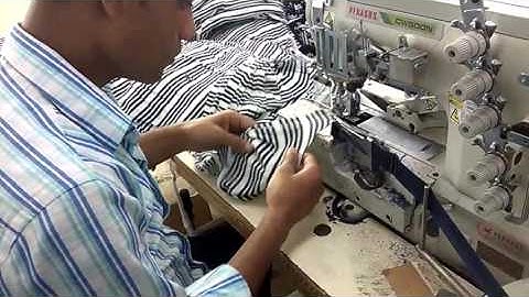 Neck binding by FL folder 60cm rib