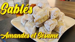 Recette Sablés aux Amandes et Sésames 