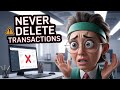 Weekly E-commerce Bookkeeping Tips #1: NEVER DELETE TRANSACTIONS