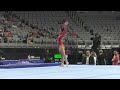 Annalisa milton  floor exercise  2024 xfinity us championships  women session 1 day 2