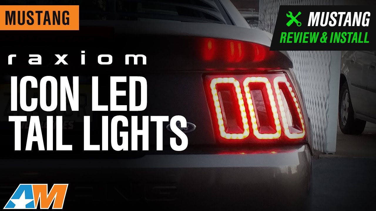 Reporter leninismen kun 1999-2004 Mustang Raxiom Icon LED Tail Lights (Excluding 1999-2001 Cobra)  Review & Install - YouTube